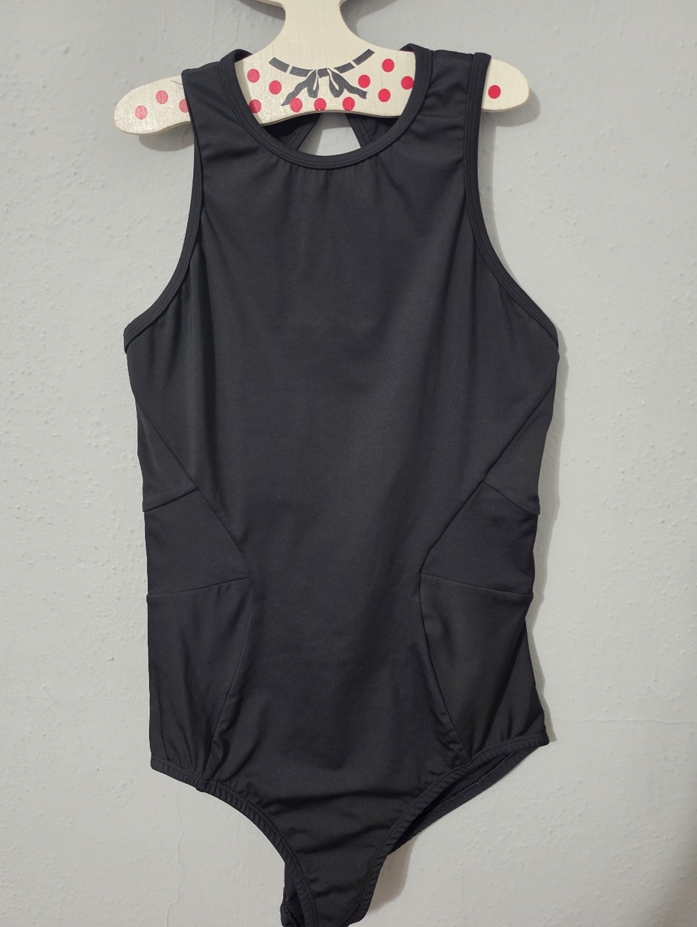 Zarely Dancewear Ana Black Leotard Size Small